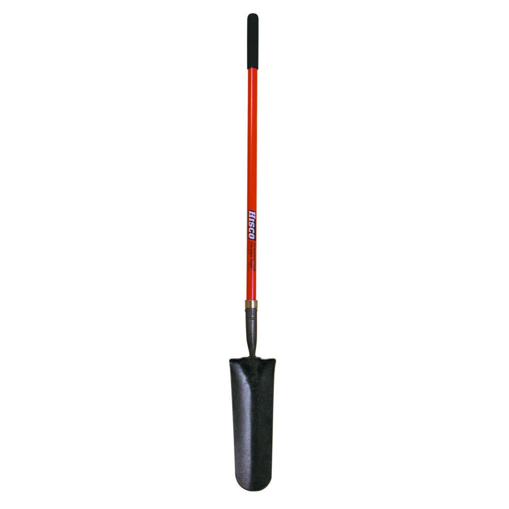 Solid Shank Drain Spade Sharp Shooter with 47 in. Fiberglass Handle, 16